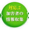 対応２　加害者の情報収集